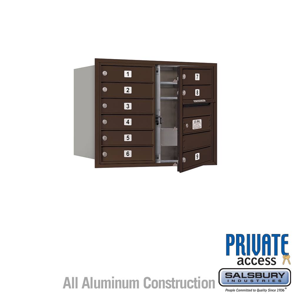 Bronze Horizontal Mailbox X5114
