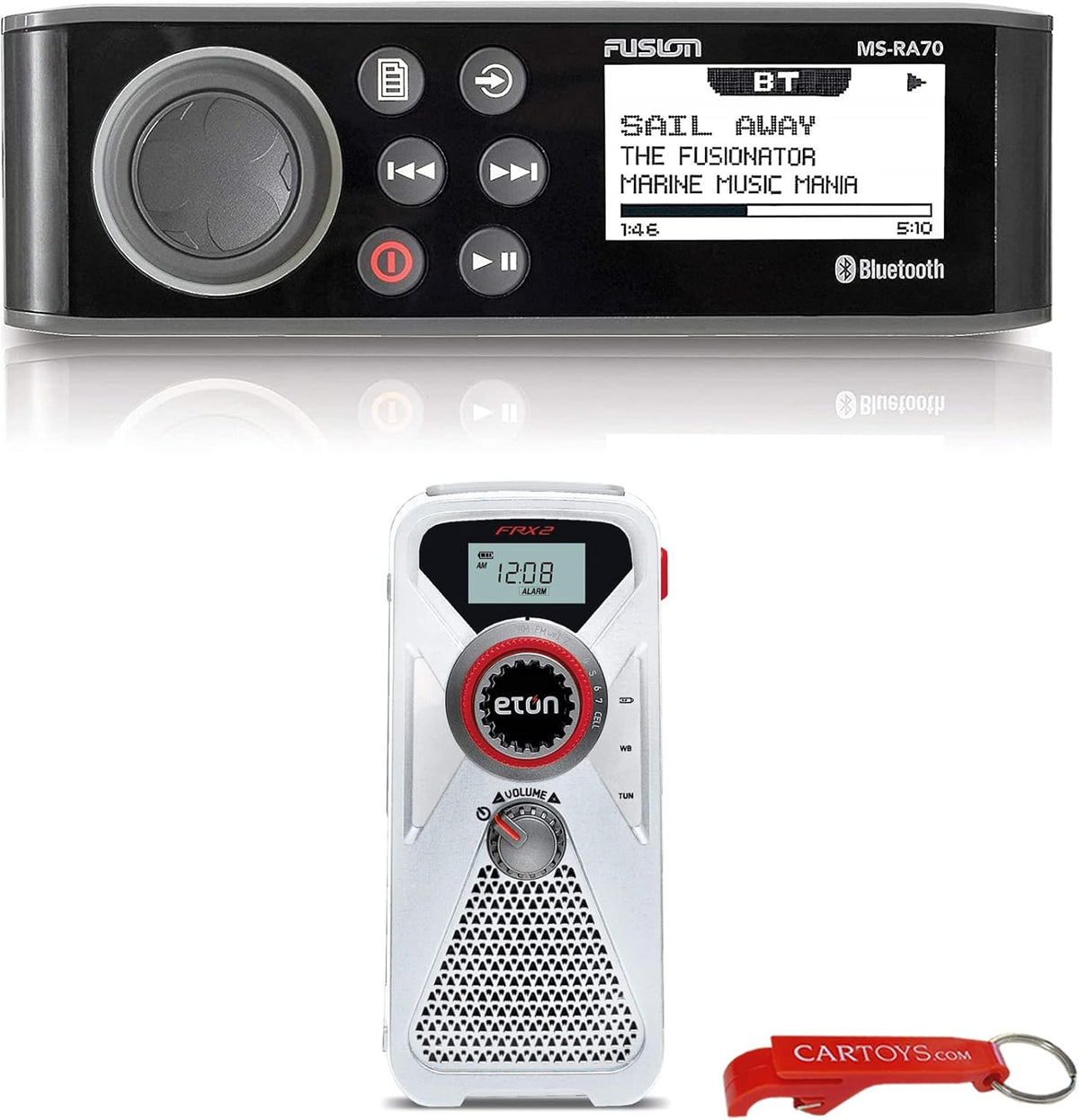 IPX6 Marine Stereo with Bluetooth, AM/FM Radio, 4x50W Amp C943152
