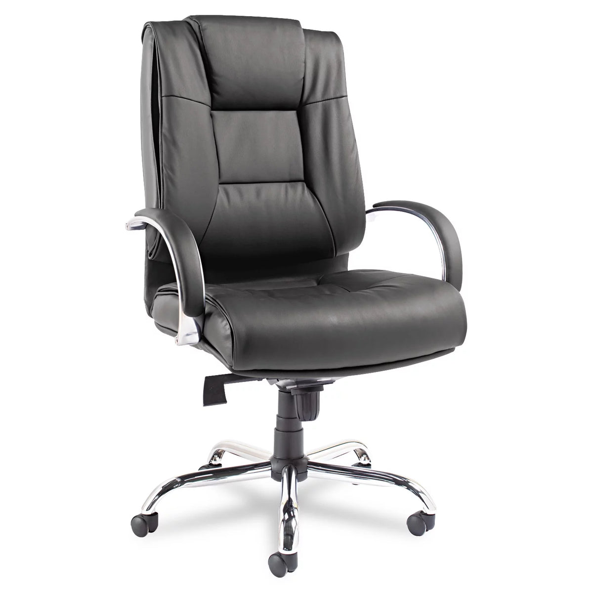 Black Leather High-Back Swivel/Tilt Office Chair S55913