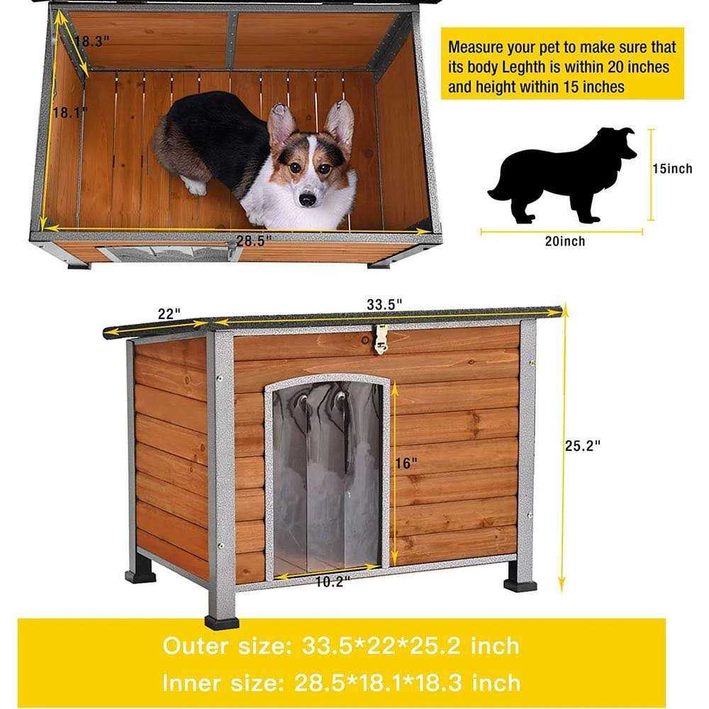 Wooden Heavy-Duty Dog Crate S1043
