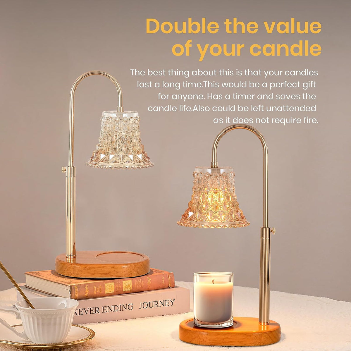 Candle Warmer Lamp with Timer & Dimmer I996767