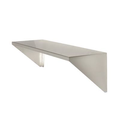 Stainless Steel Wall Mount Shelf - 12 x 12 x 48 in. K1945
