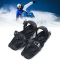 Mini Ski Skates Snow Short Skiboard Snowblades Adjustable Bindings Skiing Shoes D34902