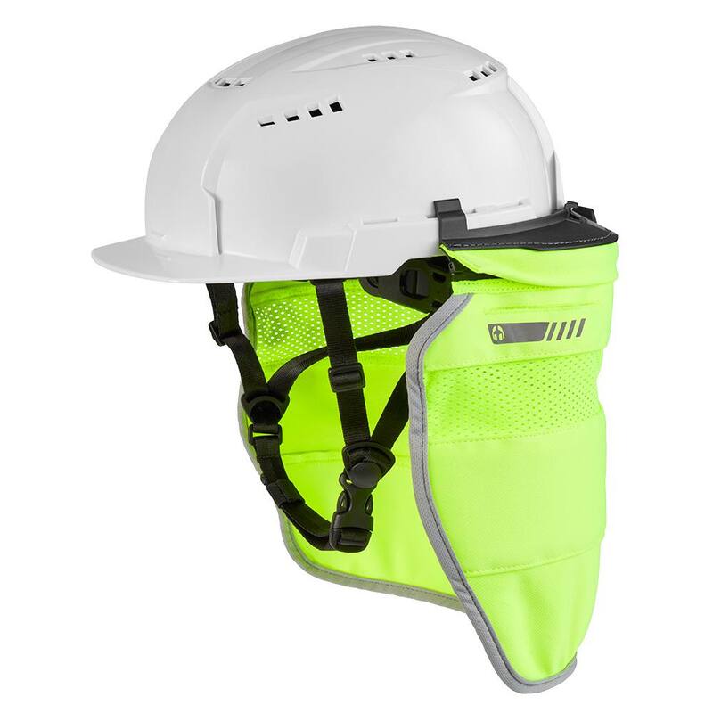 Yellow High Visibility Mesh Sunshade C368535