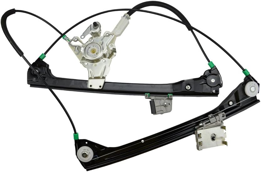 Front Right Passenger Side Power Window Regulator without Motor for BMW E46 Coupe Convertible Pack of 2 B7327