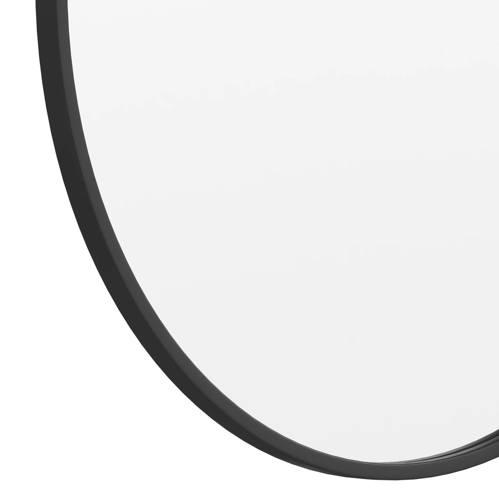 Black Modern Wall Mounted Mirror T8338