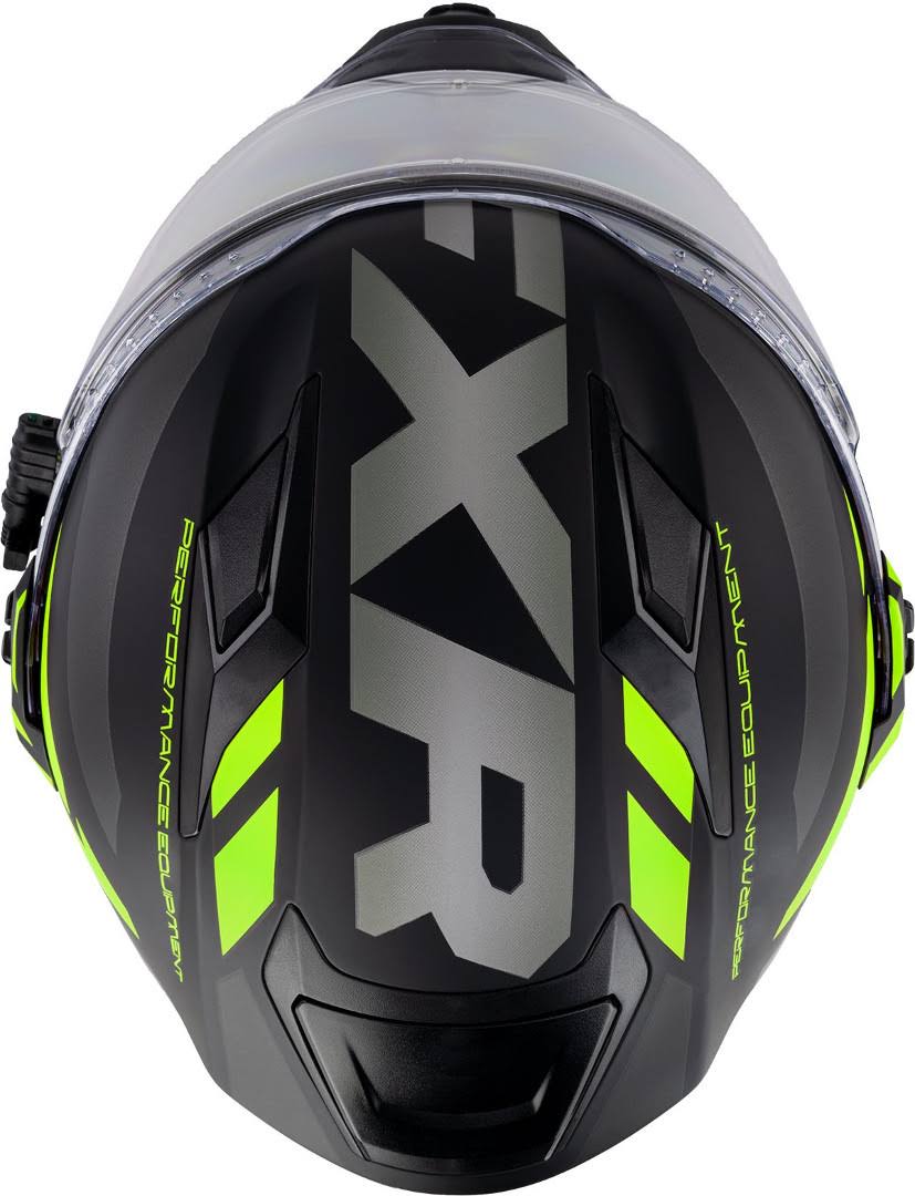 Modular Snow Helmet with Electric Shield Black/Charcoal/Hi-Vis MD G616