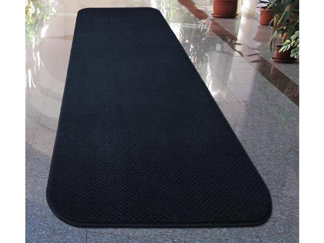 Navy Blue Skid-Resistant Carpet Runner I245695