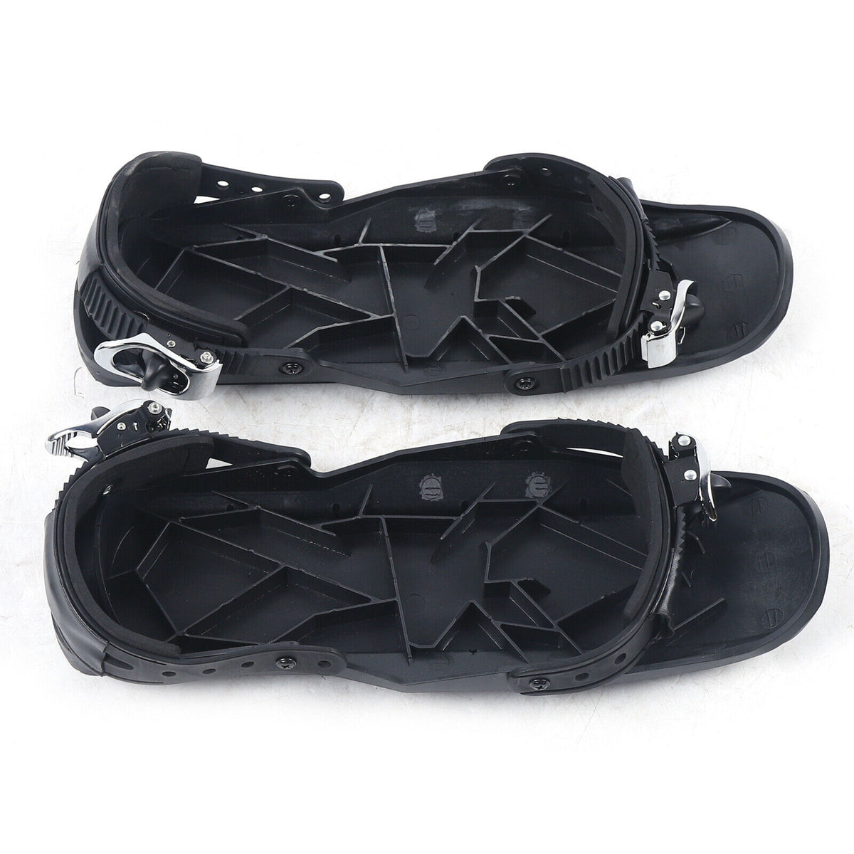 Mini Ski Skates Snow Short Skiboard Snowblades Adjustable Bindings Skiing Shoes D34902