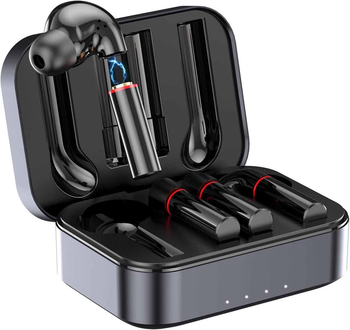 True Wireless Earbuds with Mics Touch Control Bluetooth Headphones Pack of 2 O419