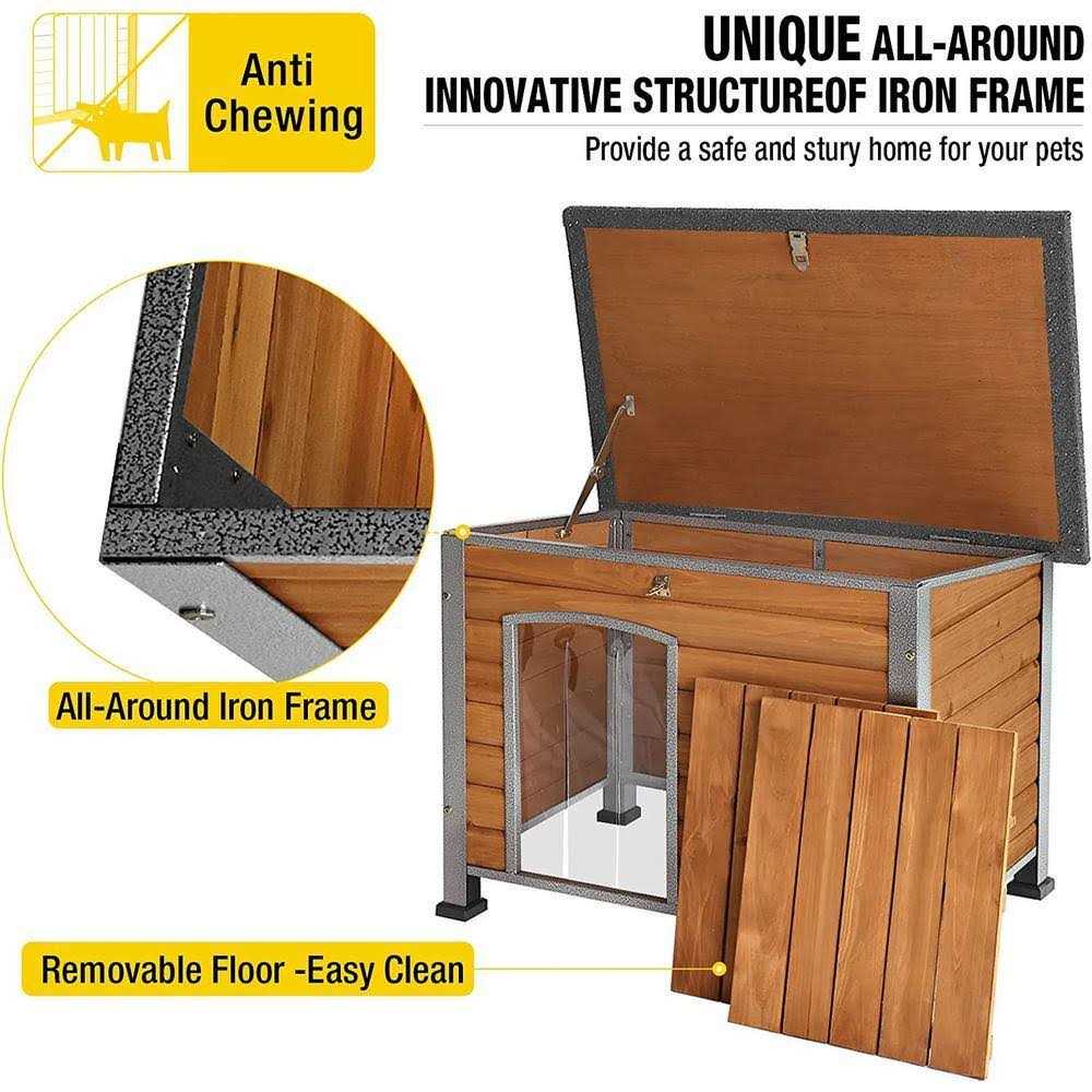 Wooden Heavy-Duty Dog Crate S1043