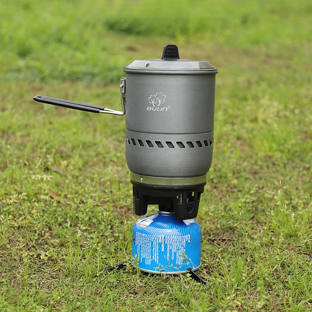 Camping Stove Pot with Windproof Gas Stove Head H830