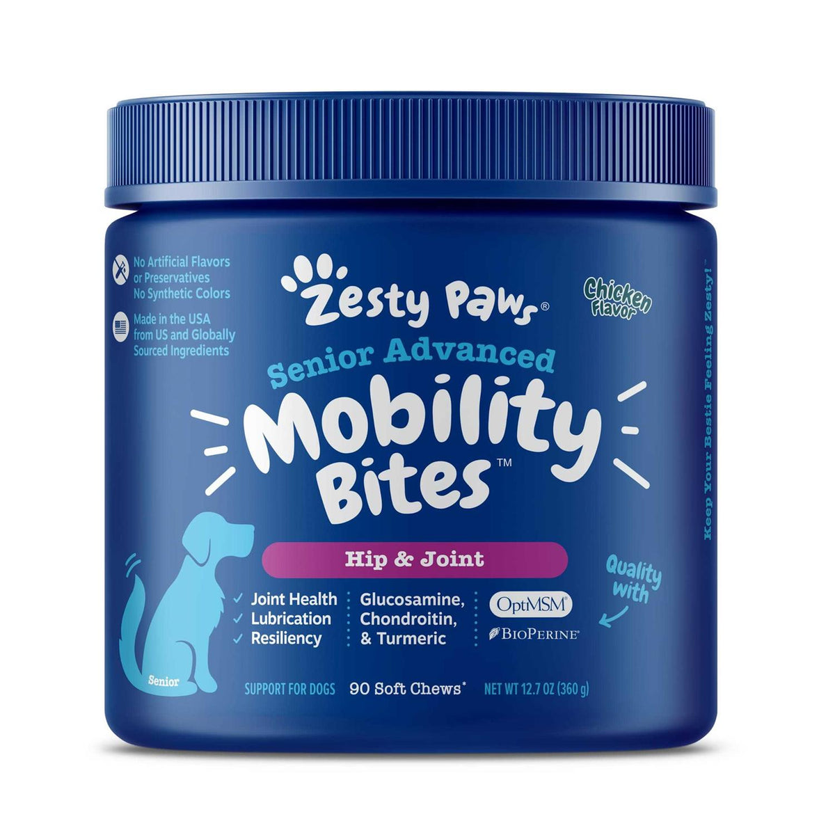 Advanced Hip Joint Mobility Bites for Senior Dogs Y767