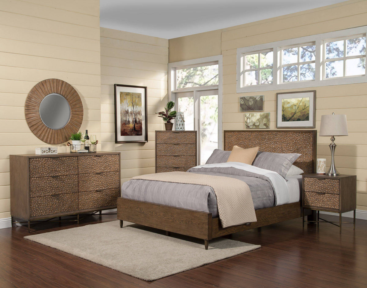 Brown Bronze California King Headboard C868