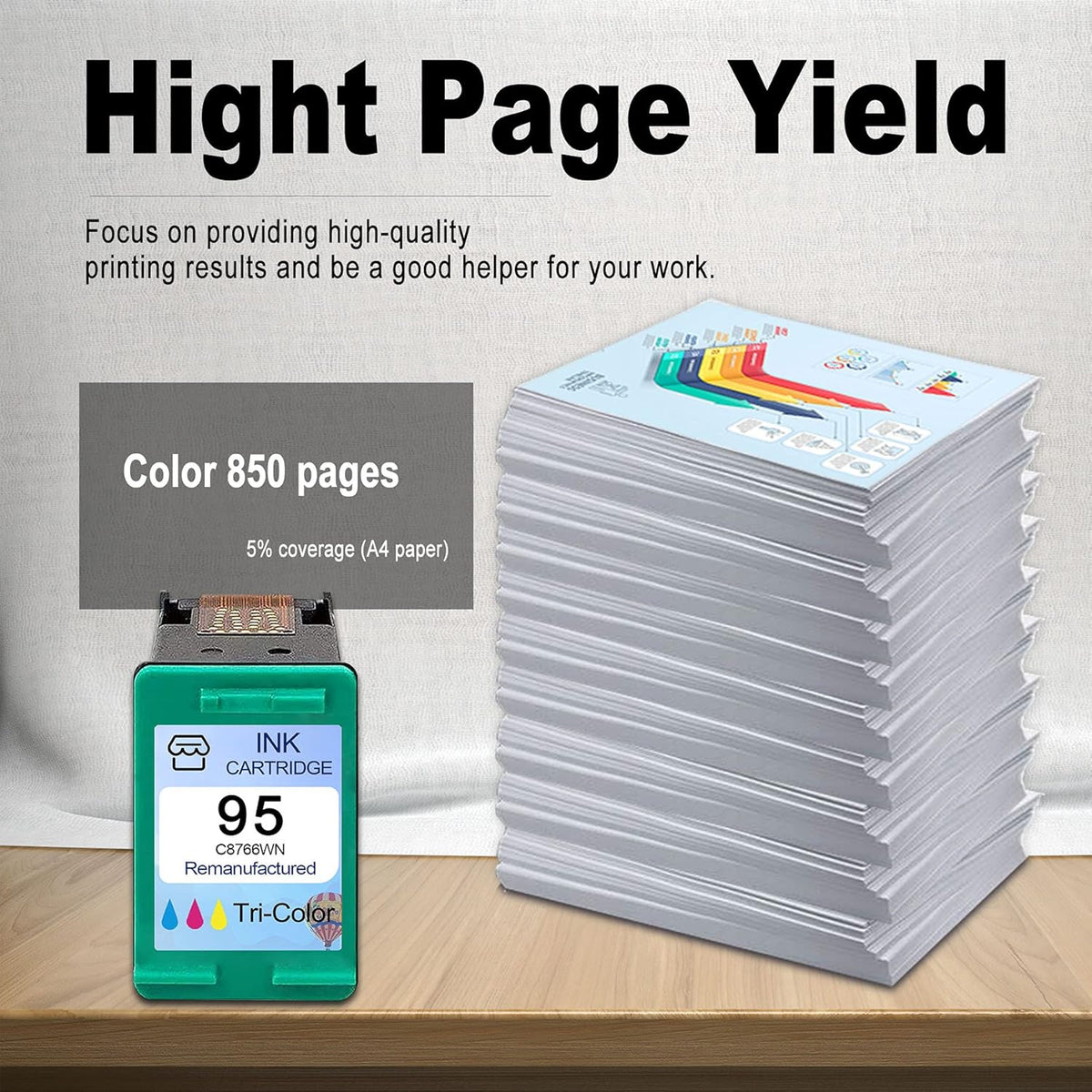 Remanufactured Tri-Color Ink Cartridge 2 Pack U8976