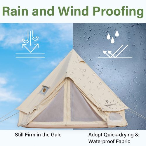 4-5 Person Waterproof Oxford Yurt Tent I373891