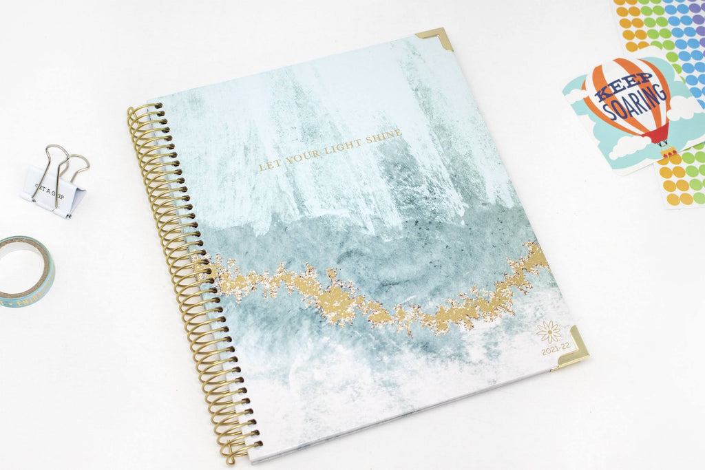 Crystal Blue Hard Cover Vision Planner X18891