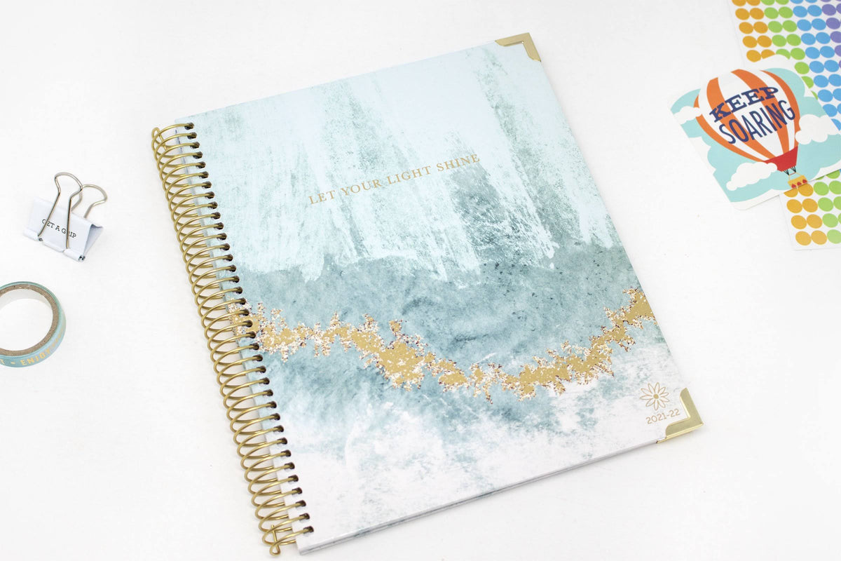 Crystal Blue Hard Cover Vision Planner X18891