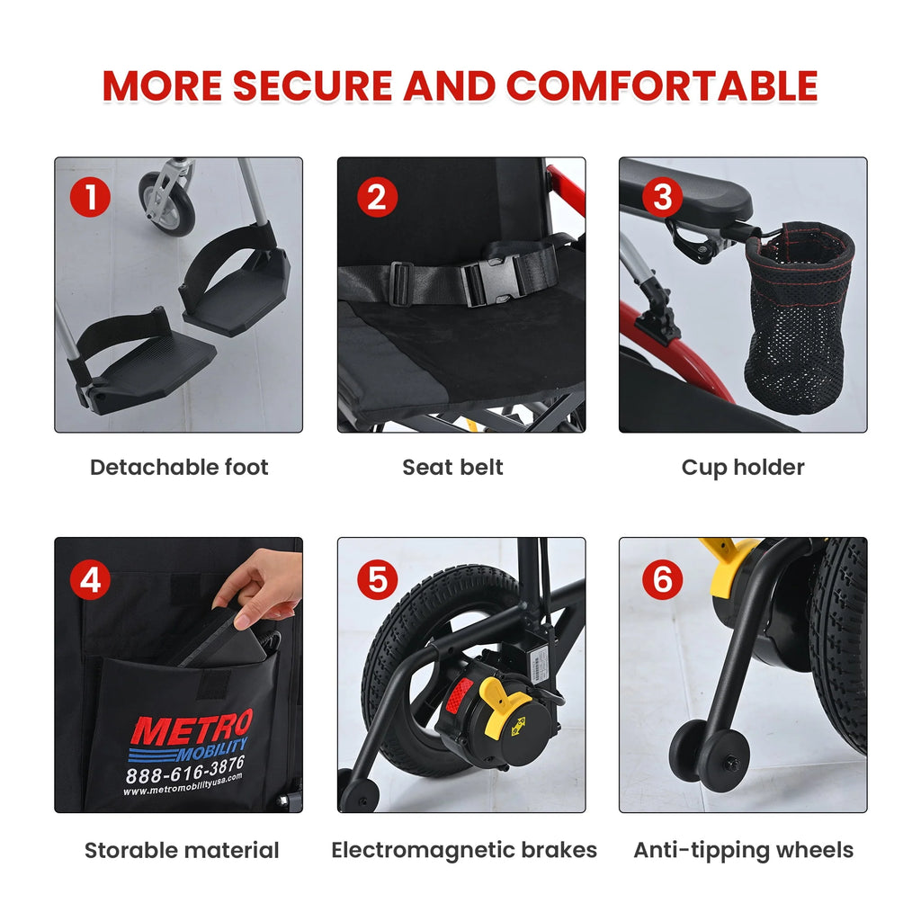 Lightweight Foldable Electric Wheelchair L53527