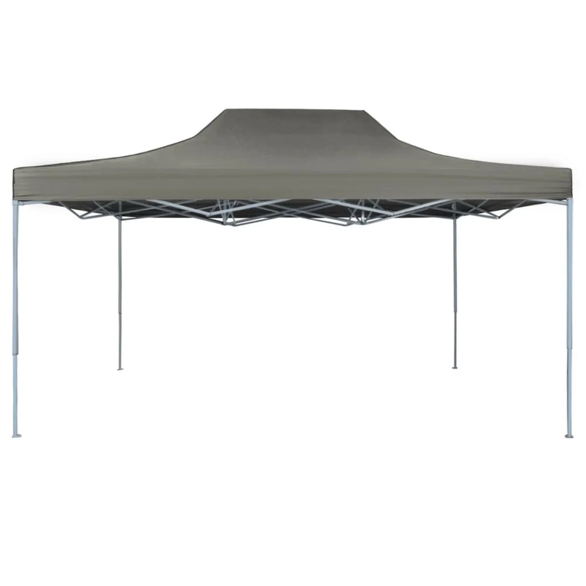Folding Party Tent Outdoor Gazebo Canopy Steel Frame Sunshade Shelter Anthracite 9.8ft x 13.1ft x 10.3ft K133