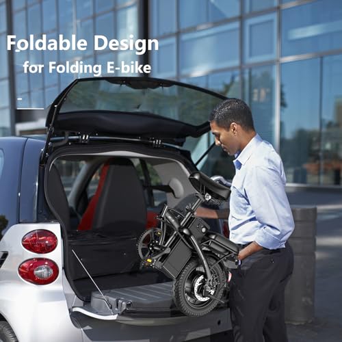 Peak 500W 23MPH Folding Electric Bike 48V 12AH F15389