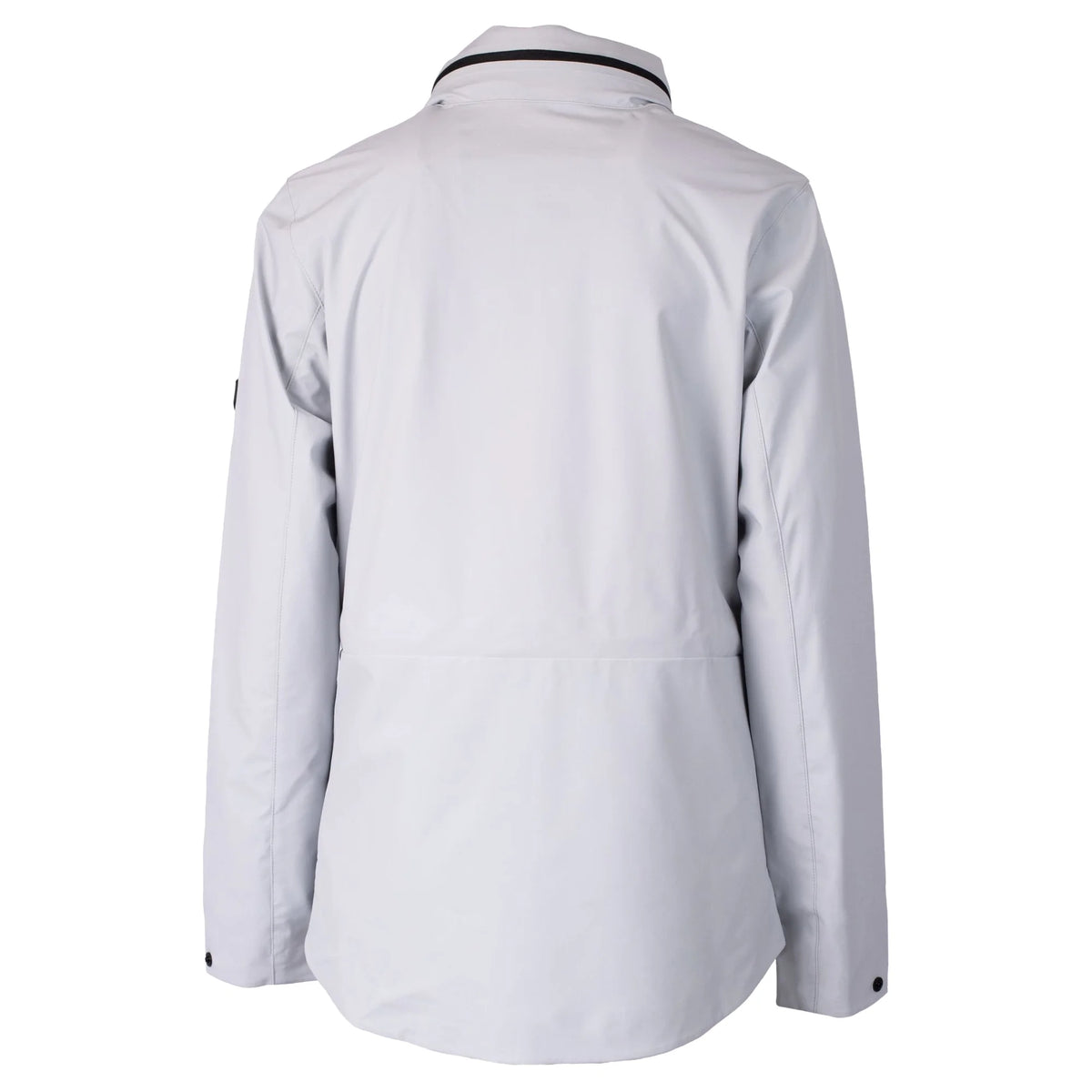 Women's Gray Water Repellent Stretch Full-Zip Rain Jacket G42152