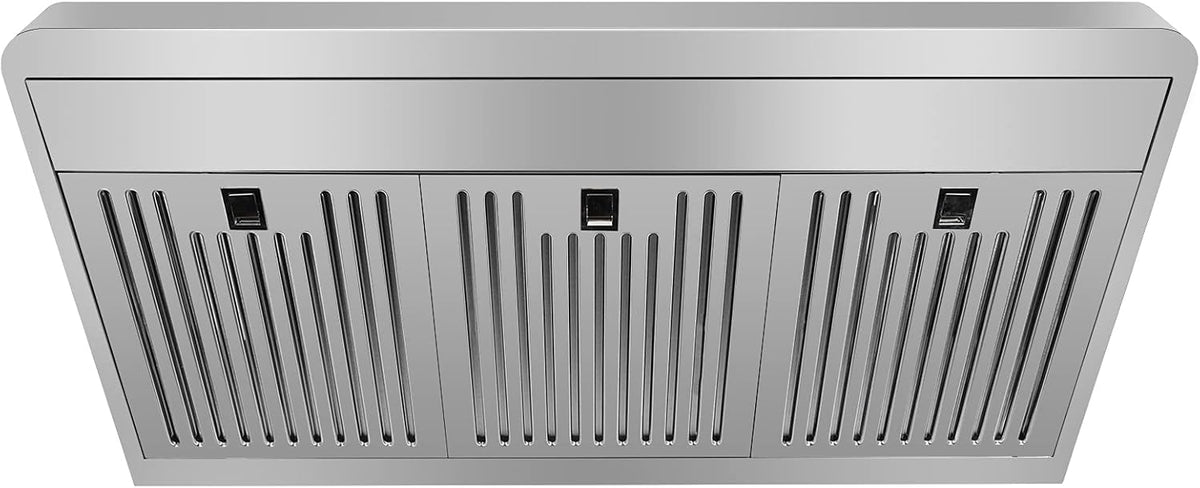 36'' Under Cabinet Range Hood, Stainless Steel, 760CFM, Dual Motors, Permanent Filters W1360