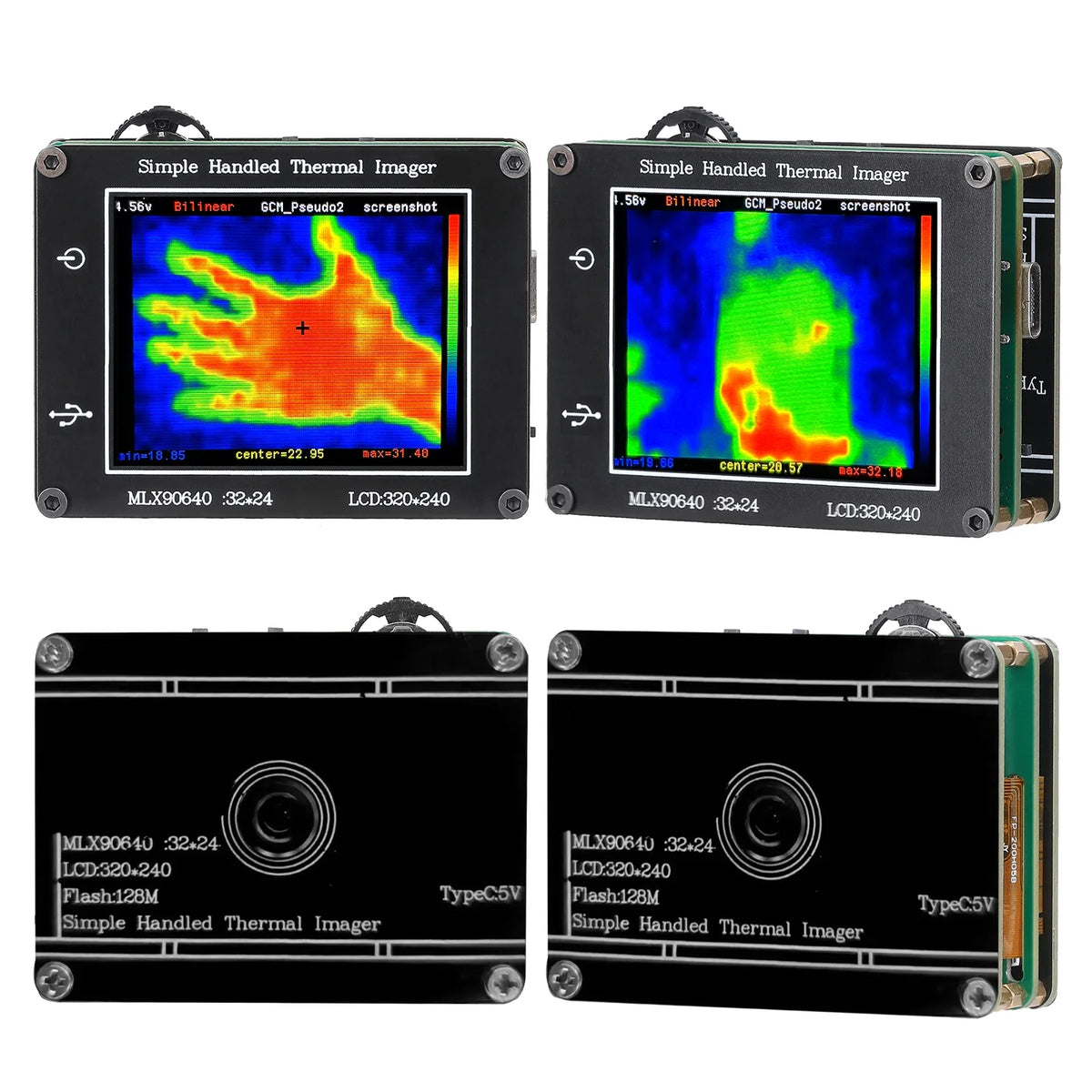 Handheld Thermal Imager 240*320 Resolution LCD Display I33654