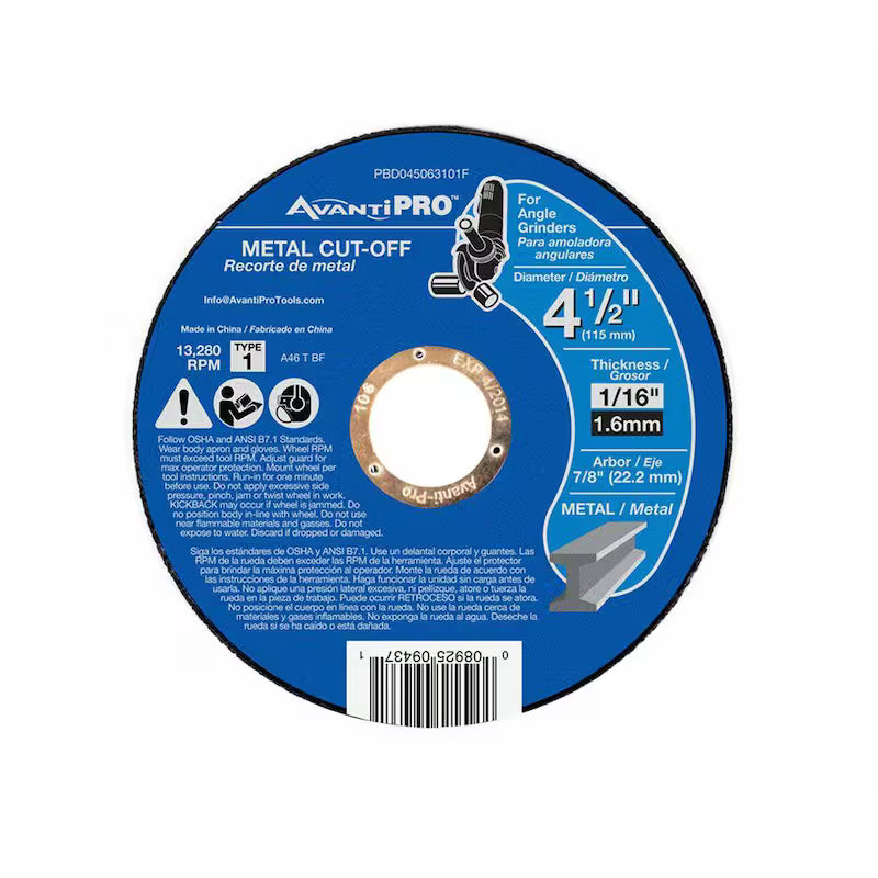 4-1/2 in. Thin Kerf Metal Cut-Off Disc L953