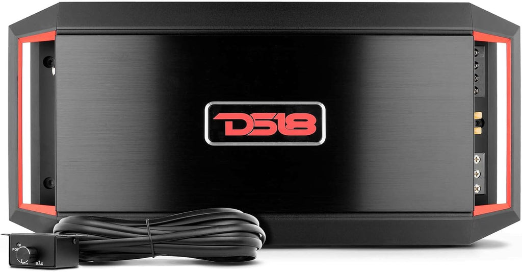 6000 Watts Max 1 Channel Class D Amplifier with Bass Remote Knob B615