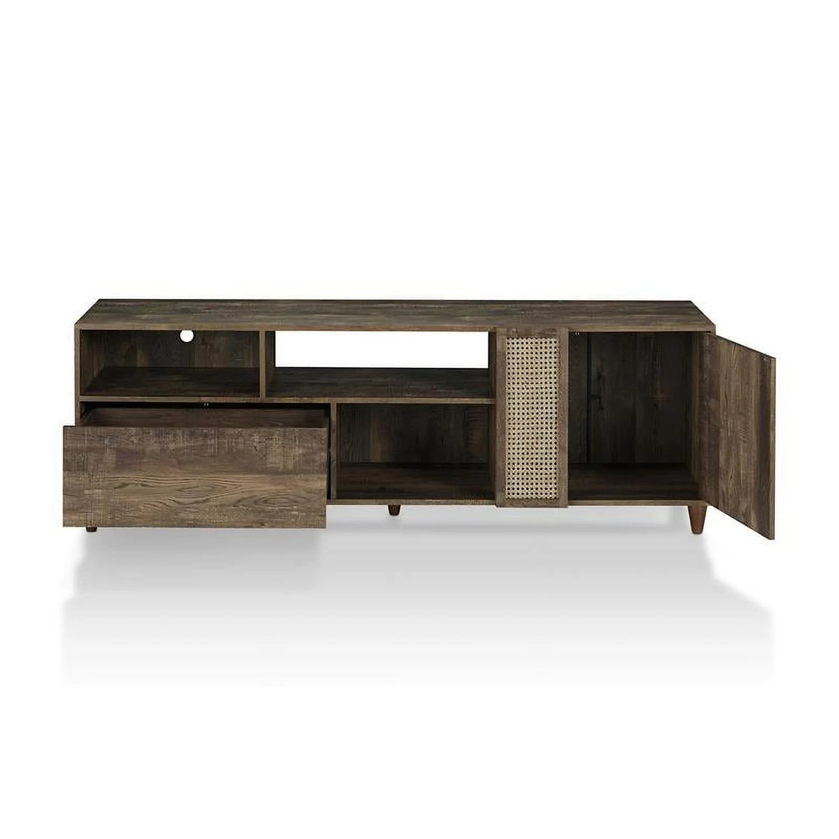 70-Inch Rustic Wood TV Stand I406945