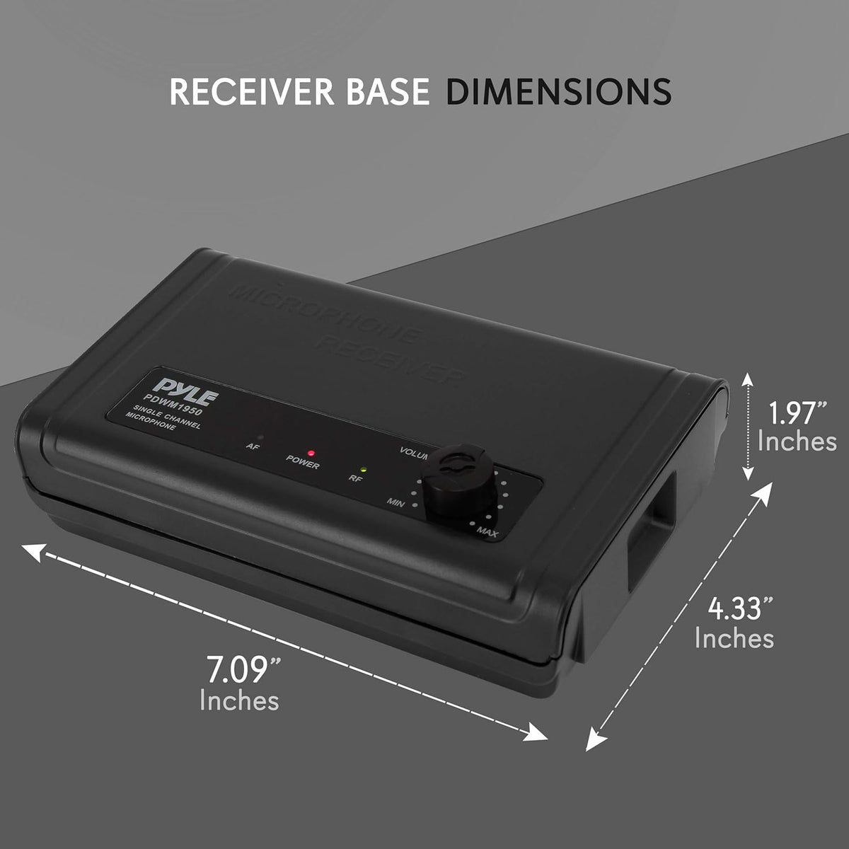 UHF Wireless Microphone System with 1 Handheld Mic S166