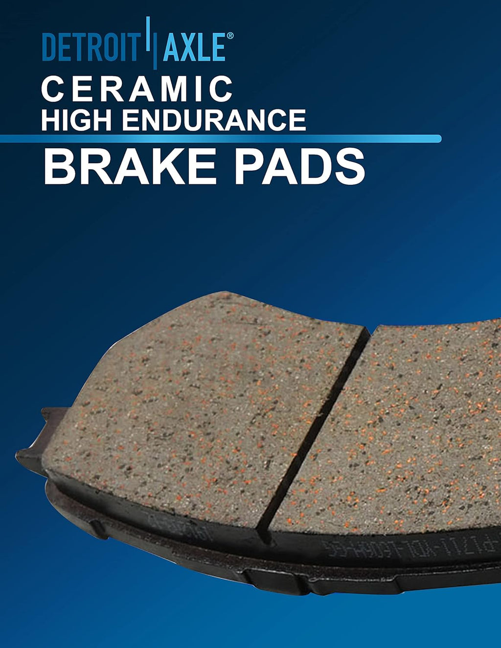 Drilled and Slotted Rotors with Brake Pads 6pc Set N621
