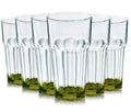 Amber 16 Ounce Cooler Glasses Set of 6 J495