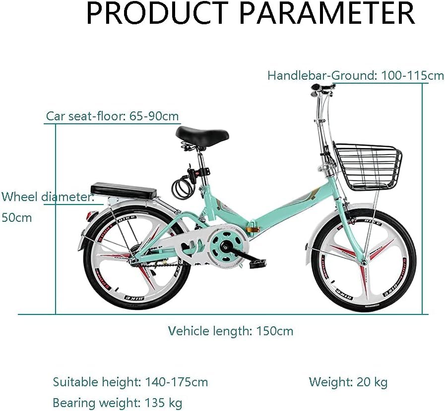 Lightweight Alloy Folding City Bike V109991