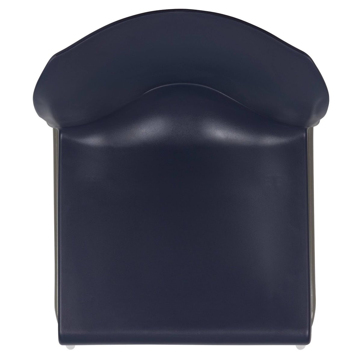 Navy Contoured Stack Chair with Sled Base Q2098