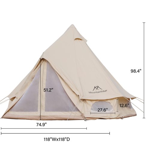 4-5 Person Waterproof Oxford Yurt Tent I373891