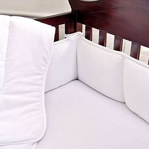 White Pique Crib Bumper W774740
