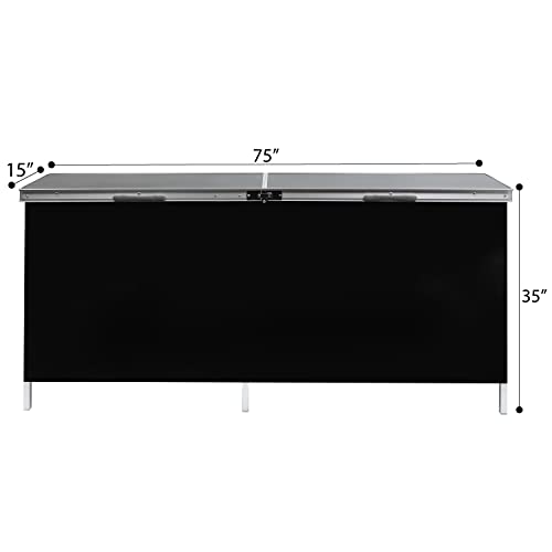 Black Portable Bar Table S175
