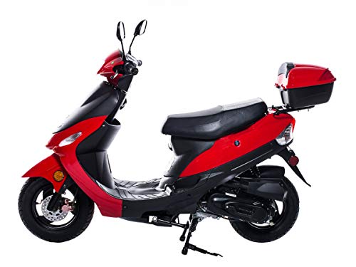 Red Gas Powered Scooter F1601