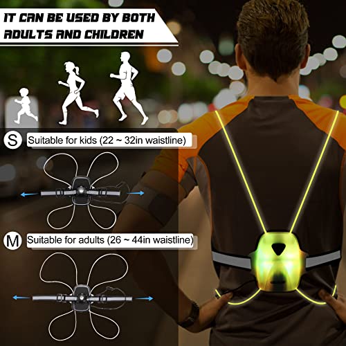 Rechargeable USB LED Reflective Vest for Running V267075