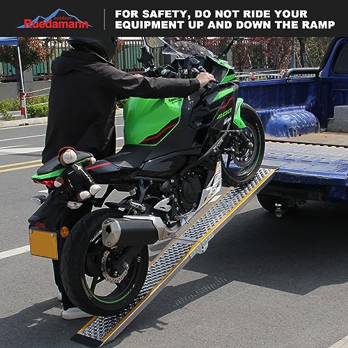 78.7" L × 8.5" W 600 lbs Capacity Foldable Aluminum Loading Ramp J9717