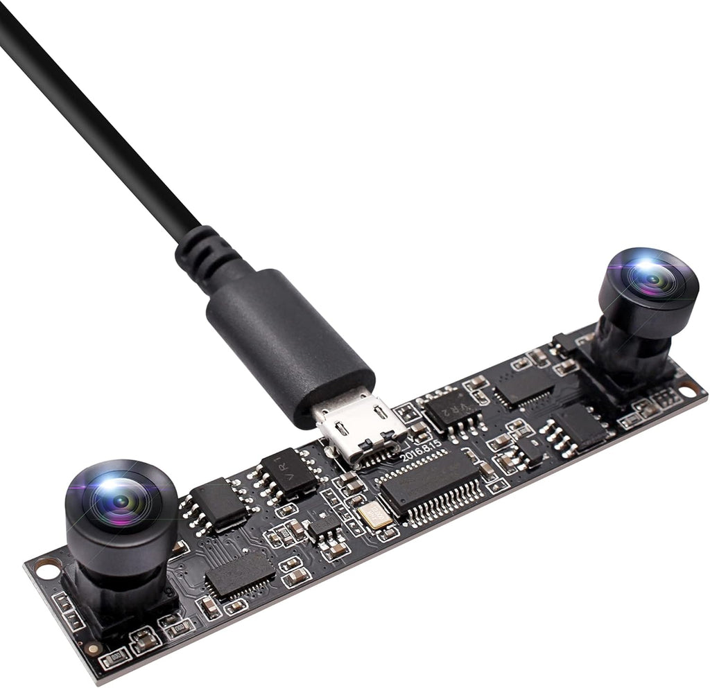 HD USB Dual Lens Synchronized Stereo Camera Board 960P USB 2.0 T789