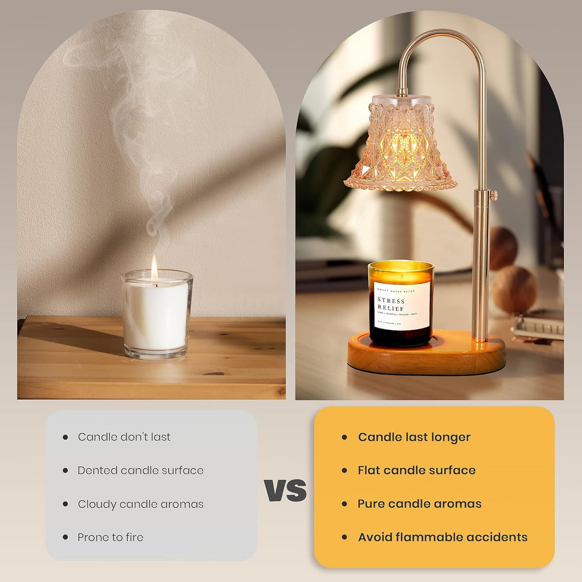Candle Warmer Lamp with Timer & Dimmer I996767