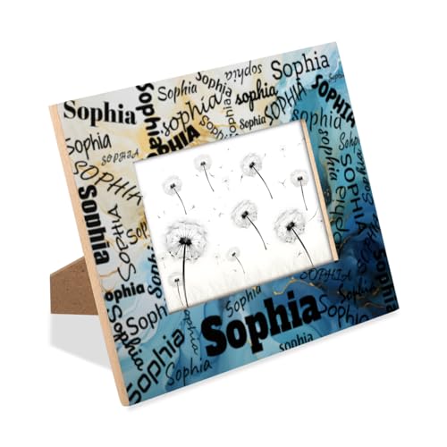 Purple Marble Stone Texture 4x6 Wood Picture Frame Q6991