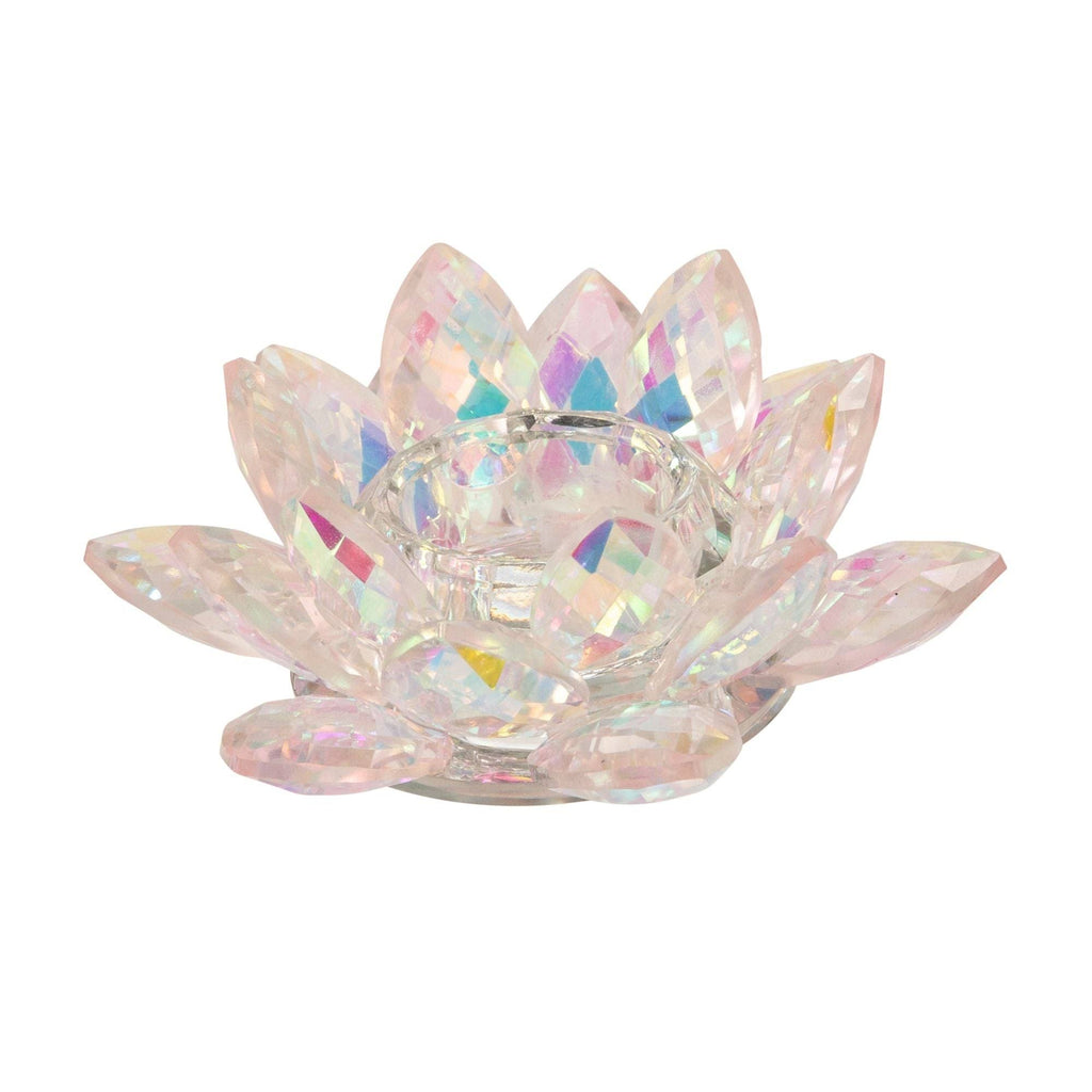 Blush Pink Glass Votive Candle Holder S8755