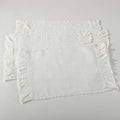 Ivory Ruffled Placemat Set of 4 N1328