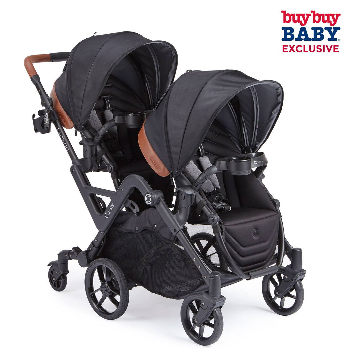 Black Double Stroller Q2307