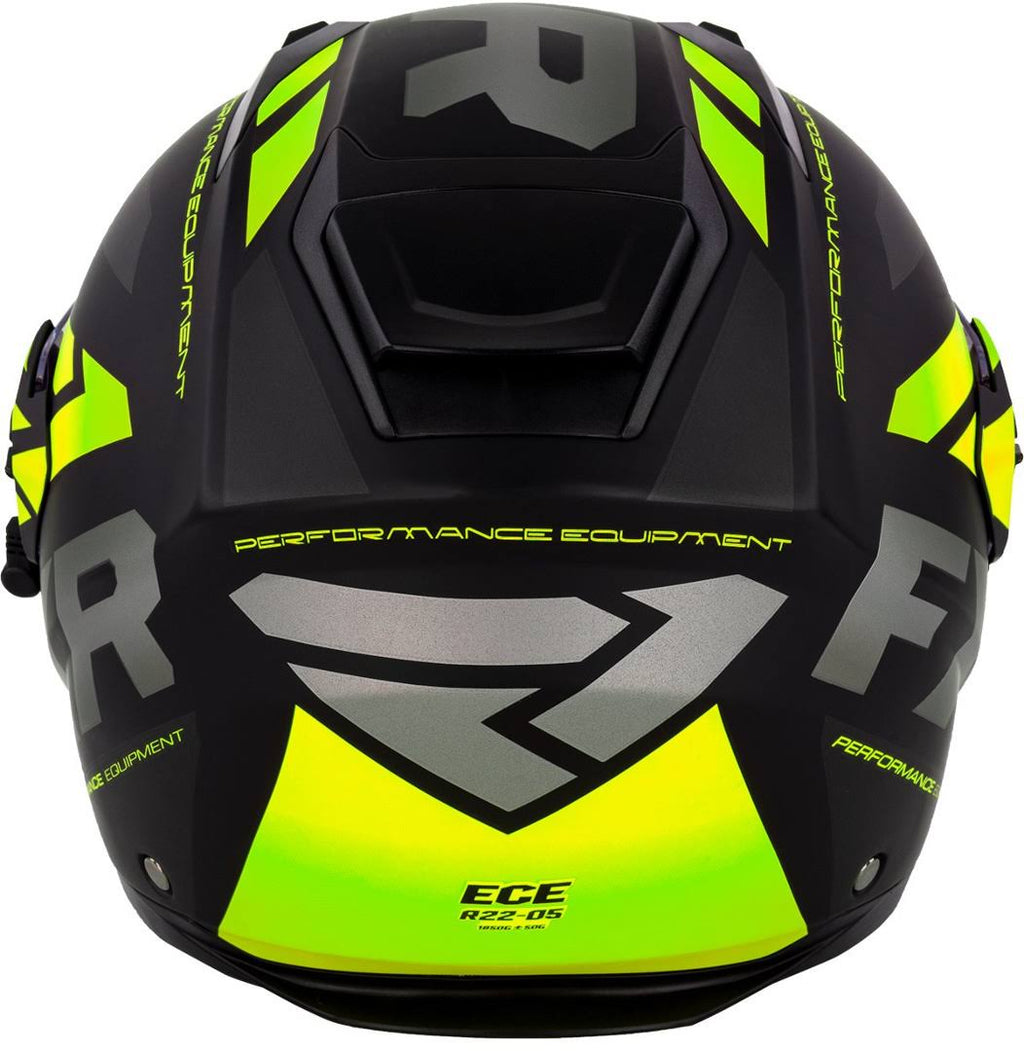Modular Snow Helmet with Electric Shield Black/Charcoal/Hi-Vis MD G616