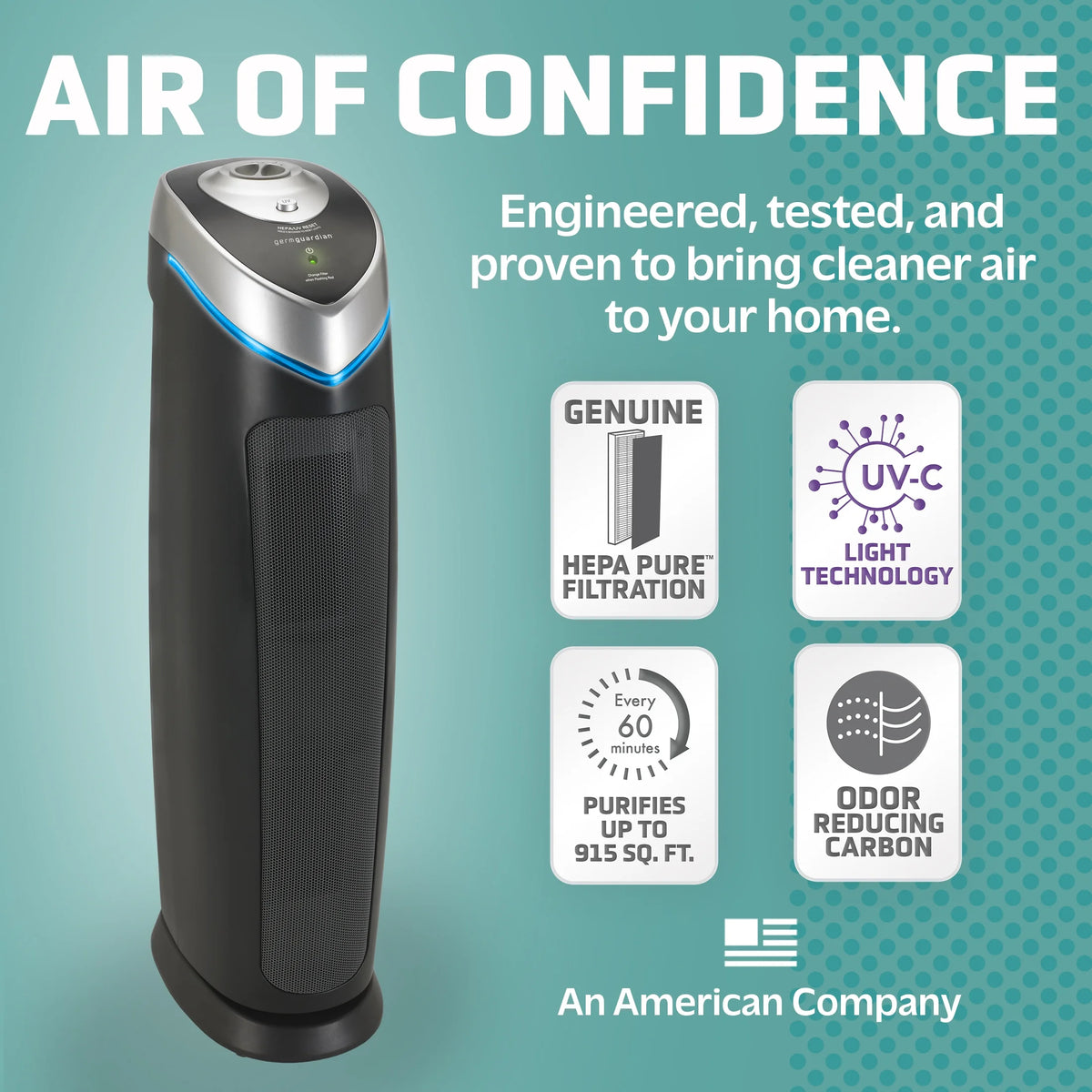 Black HEPA Air Purifier W846233